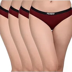 xeso Ultra Soft Micromodal with Spandex and Cozy Smartskin Technology Bikini Panties Innerwear Panty for Womens Underwear Black-picture-43