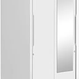 GODREJ INTERIO Almirah Slide N Store Pro 2-Door Steel Sliding Wardrobe for Clothes (Textured Bond White), 1-Year Warranty, 5 Shelves, 2 Drawers and Mirror-picture-17