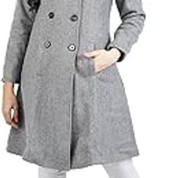 peptrends Women's Double Breasted Wool Knee-Long Long Coat-picture-14