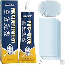 BALORIZ Pool Liner Patch Kit, Transparent Air Mattress Patch Kit, Inflatable Waterproof Vinyl Pool Patch Repair Kit, Hot Tubs, Ground Pools, PVC Boats, Bouncy Houses and Air Bed-picture-12