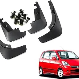 Selifaur Car O.E Type Mud Flaps/Mud Guard for Zen Estilo - Set of 4 Pcs-picture-36