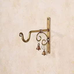 SHILPIKARMAN FURNITURE Wall Bracket for Hanging | Planter | Wind Chime | Tea Light Holder | Indoor | Outdoor | Each Size L7.5 X W1 X H7.5 Inches | Pack of 2-picture-22