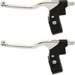 ATORSE 2 Pairs Handle Bar Line Clutch Brake Lever Set w/Perch Cable Adjusters-image-85