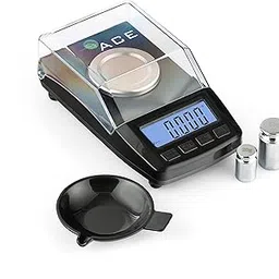 Ace Multipurpose Electronic Digital Weighing scale for Diamond Jewellery Ornaments, Industry, Chemicals, Business purpose Capacity 50G 1mg-image-18