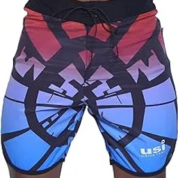 USI UNIVERSAL 411CG Cracked Glass Sports Shorts for Men, Physique Board Short for Fitness, Polyester Elastane Construction-picture-23