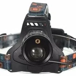 F FABOBJECTS® 4 Mode Led Zoomable Headlamp White Red Laser Light Use 2X 18650 Batteries-picture-27