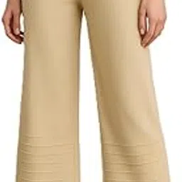 tnq Women Woolen Knitted Winter Wear Palazzo Pants || Bottom Design Woollen Trouser || Women Warm Palazzos|| Knitted Flared Palazzo-picture-12