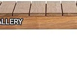 HEEBA GALLERY Wooden Single Step Stool for Kitchen Seating Stool Potty Training Stool Portable Sturdy Bedside Safe Step Stool for High Beds Kids Adults 110 Kg Bearing Capacity Natural Brown || HG-SS01-picture-11