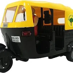 JRPT Cng Indian City Auto Rickshaw Toy (Black)-picture-22