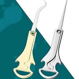 HEAVENGLOW Portable Tooth Pick & Bottle Opener Keychain Tool | Multifunctional Stainless Steel Pocket Pick for Outdoor Camping Biking Travel | Reusable EDC Gear-image-11