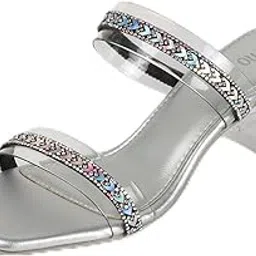 metro Women's Double Strap Block Heel Sandals-picture-15