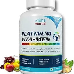 Platinum Daily Multivitamin Tablets for Men | Enhances Stamina, Energy, Joint health, Recovery, Endurance | 60 Tablets-picture-25