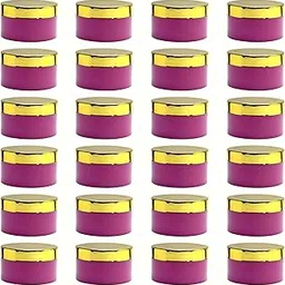 futura market Acrylic Pink Jar with Premium Gold Lid for DIY Lip Balms, Cream, Beauty Products and Multi Purpose 50 gm - Pack of 24-picture-40