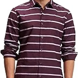 highlander Men's Striped Slim Fit Shirt-picture-14