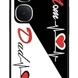 NDCOM for iQOO Neo 9 Pro Back Cover Premium | Durable iQOO Neo 9 Pro Back Cover | Stylish iQOO Neo 9 Pro Back Case | Mom Dad Love Printed Metal Case-picture-65