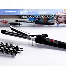 Dastav Professional Electric Hair Curler for Women | Fast Heating Salon Curling Iron with Safety Stand, Pilot Light, Ceramic Rollers | Hair Styling Tool for Girls & Women, Suitable for All Hair Types |-picture-24