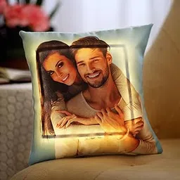 DREAMVIO Blackout Polyester Photo Personalized Fur Full Print Led/Light Cushion/Pillow with Filler - 16X16 Inch (Dvfullled_Cushion2)-picture-14