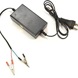 Universal Battery Charger with Alligator Clips, AC Power Adapter for 12V Lead Acid Batteries, Black-picture-14