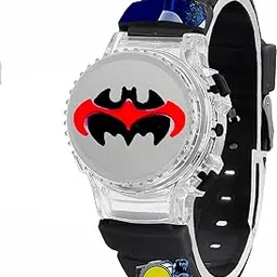 time up Digital Dial Cartoon Revolving Cap Glowing Light Cartoon Printed Strap Colorful Kids Watch for Boys & Girls (Age:4-12 Years) -RC56-Y-picture-51