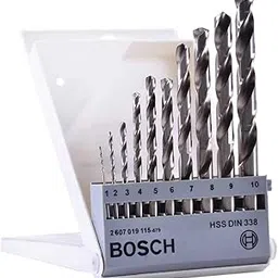 Bosch Professional HSS Twist Drill Bit Ground (1, 2, 3, 4, 5, 6, 7, 8, 9, 10 mm) (10 pcs set)-image-6