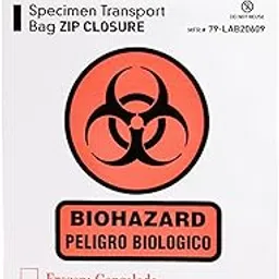 LK Packaging 6" x 9" 2 mil Reclosable 3-Wall Specimen Transfer Bag (Biohazard), 1000/CS-picture-26