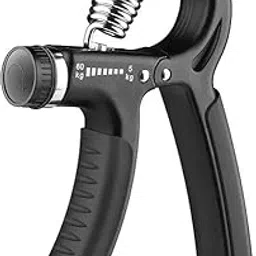 Hand Gripper for Men & Women for Gym Workout Hand Exercise Equipment to Use in Home for Forearm Exercise Finger Exercise Power Gripper (METALIC BLACK)-picture-22