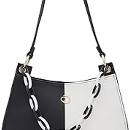 caprese Perline Hobo, Small | Stylish Shoulder Bag for Women with Heavy Chain | Spacious Compartment & Secure Top Zip | Perfect for Casual/Party & Daily Outings-picture-32
