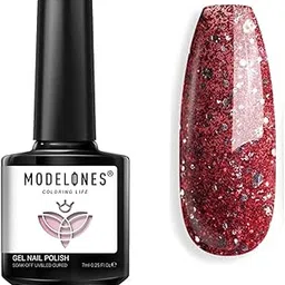Modelones Nail Polish 7ml from BELLE GAGA UV Gelpolish Soak Off Nail Art Design Manicure at Home DIY Gifts for Women Girls UV Nail Gel Polish (1374)-picture-10