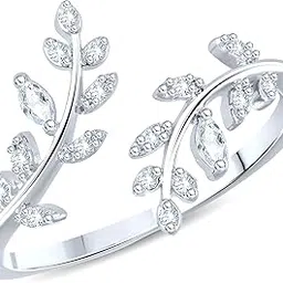 amaal Rings for women girls girlfriend ladies wife sister Evil eye love Heart ring Rose gold ring silver stylish engagement wedding Adjustable promise propose American diamond Finger Ring set ad A877-picture-53