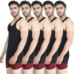 t.t. Men Derby Modern Fit Vest Pack Of 5-picture-33
