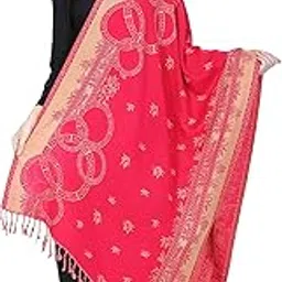 kti Kriti Wool Blend Girls Winter Stole Soft Warm Designer Red Stylish Elegant-picture-10