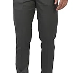 de'dart DEDART Men's Slim Fit Indian Satin Trouser | Stretchable Ankle Length Pant for Work-picture-20
