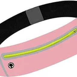 jazzy pearls JAZZY PEARLS® Running Belt Waist Pack Reflective Waistband Bag for Outdoor Cycling Workout Pink-Sporting Goods-Fitness Running & Yoga-Fitness Equipment & Gear-Running Belts-picture-29