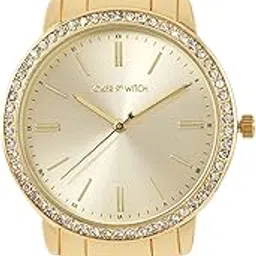 joker & witch Joker and Witch Halo 38mm Gold Dial 18mm Gold Stainless Steel Strap Watch for Women-picture-16