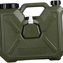 FABLOFT Water Container with Spigot Bucket Water Tank for Fishing Backpacking Picnic 12L Green-picture-52