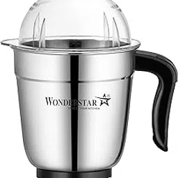 WONDER STAR compatible Butterfly 1.5 Litre Wet Jar (V2) for Mixer Grinder | Stainless Steel Replacement Jar with Handle & Dome Lid | Compatible with Butterfly Mixer Grinder |match and buy only-image-27