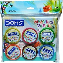 DOMS Modelling Dough 6 Shades(150 GM) 60-picture-15