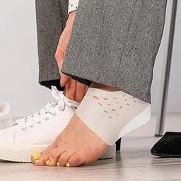 QUIQSHIPP Invisible Height Increase Socks Heel Pads Silicone Gel Lift Insoles protector In Socks Cracked Foot Massage Breathable Insoles-image-34