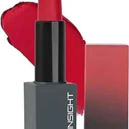 Insight Cosmetics Velvet Matte Lipstick | Velvety Elegance | Long Lasting Formula | Nourish & Pamper Lips | Infused With Cocoa Butter, Argan Oil, and Vitamin E | Intense Pigmentation | One Stroke Application | Intense Color Impact | Weightless Comfort | Non-drying formula - 3.8g-picture-23