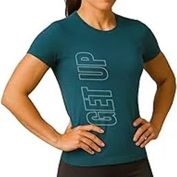 3colors 3Colours RGB Women's Sportswear T-Shirt | Round Neck, Quick Dry, Stretchable Active Gym Top | Regular Fit Printed Workout Tee-Getup-picture-29