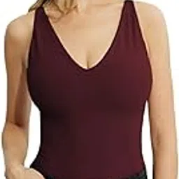 sightbomb SKIMS Ultra Soft V Neck Slim Adjustable Strap SOFTLINE ' Double Layer ' Afford LUX Cuddle TEE for Women-picture-47