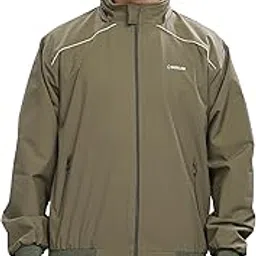 dollar Men's Polyester Solid Hooded Windcheater Jacket With Zipper Pockets and Detachable Hood-picture-37