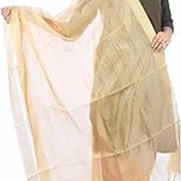 traditions bazaar Women's Self Design Khadi Dupattas-picture-47