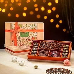 Chokola Treasure Chocolate Hamper 570 g – Assorted Gourmet Chocolates in Luxury Gift Box | Ideal for Diwali, Weddings & Corporate Gifting-picture-13