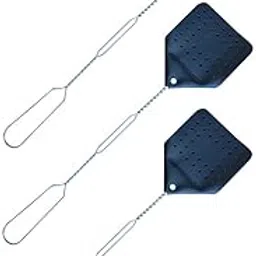 Hope Woodworking Leather Fly Swatter – 17” Amish Made Heavy Duty Flyswatter – Durable Metal Spring Handle - Rustic Fly Swatter for Flies, Mosquitoes, Horse Flies, Wasps, Insects (3, Black)-picture-28