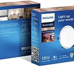 PHILIPS Wi-Fi Aura Styledge Dimmable Downlight | Dimmable with App & Voice Control | Compatible with Alexa, Google & Siri | WiZ Connected Smart Light | Pack of 1 (Cool White - 6500K, 15 Watts)-picture-23