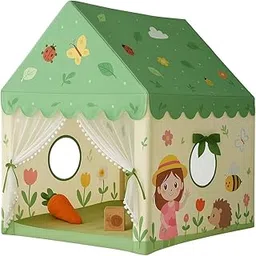 Shree Incorporation Play House for Kids Jumbo Size Extremely Light Weight, Waterproof Kids Play Tent House for Girls Boys | Water Repellent Big Size (Green Villa)-image-58