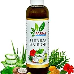 Parna Homemade Herbal Hair Oil 100% Natural 100 ML | Hair Growth | Hair Fall Control | Anti Dandruff | Grey to Black Hair-picture-45