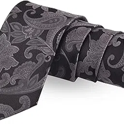 peluche The Weald Feel Black Colored Microfiber Necktie For Men-picture-46