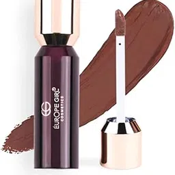Europe Girl Velvet Matte Liquid Lipstick | Lightweight, Creamy, Extreme Matte Finish | LongWear, SmudgeProof, TransferProof Lipstick (EG6-BROWNIE)-picture-50